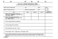 fat body army standard calculator