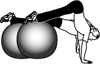 Stability Ball Exercises: Pike