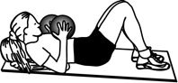 medicine ball crunches