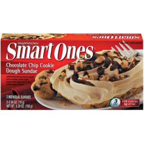 Smart Ones Chocolate Chip Cookie Dough Sundae